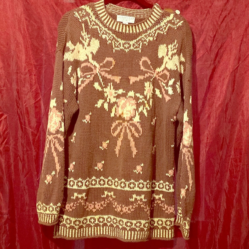 Vintage Long Knitted Sweater